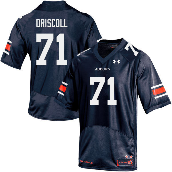 Men's Auburn Tigers #71 Jack Driscoll Navy 2019 College Stitched Football Jersey